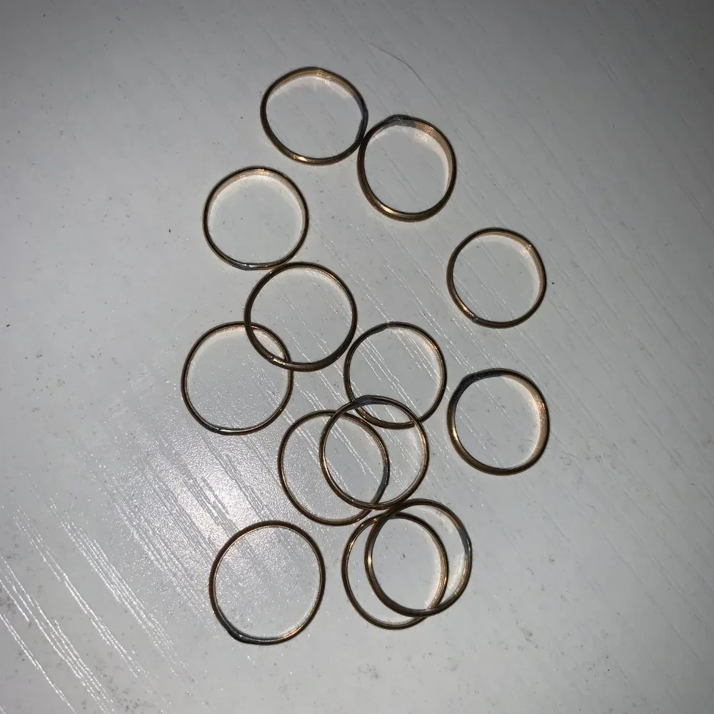 3/4 1.3mm Gold Filled Plain Band Ring